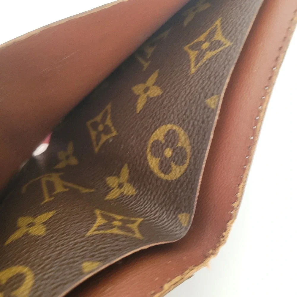 Louis Vuitton Vintage Monogram Portefeuille Marco Bifold Wallet Brown 832
